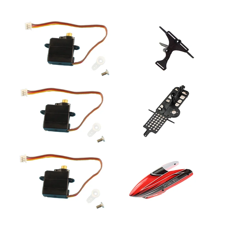 

1 Set XK K110 Upgrade to K110S Canopy Metal Servo Main Frame Servo Plate for WLtoys XK K110 K110S RC Helicopter Upgrades