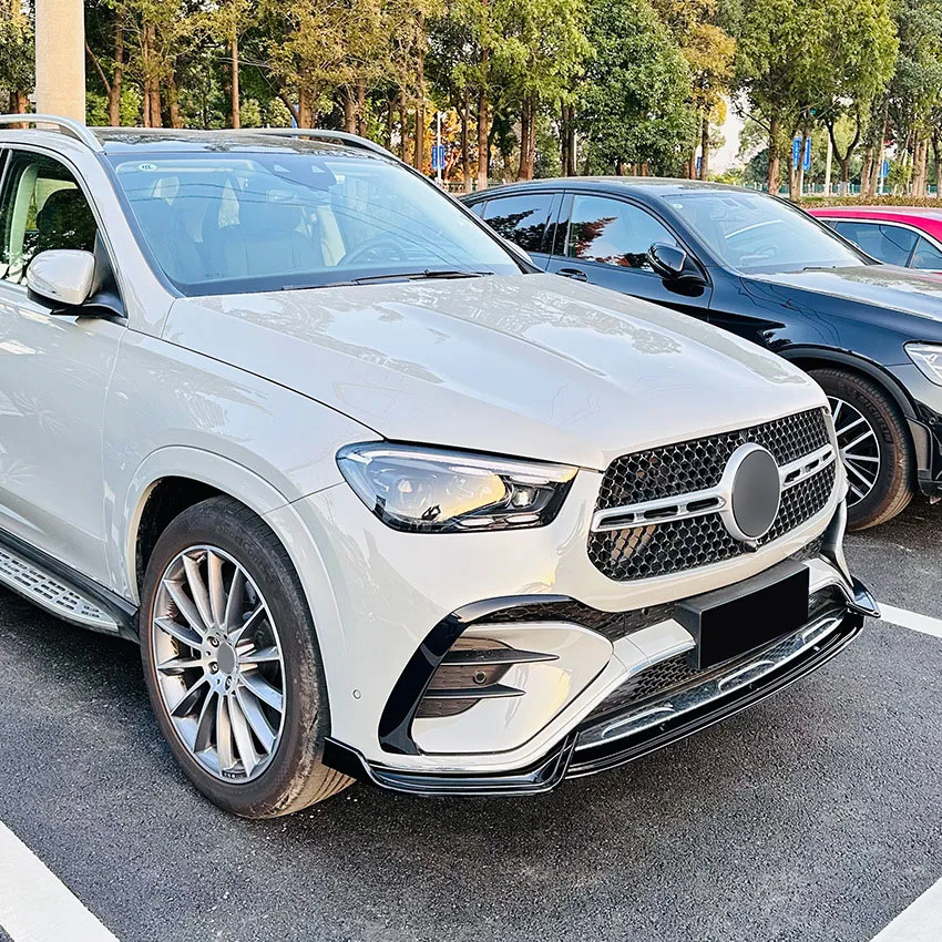 

Front Bumper Lip Spoiler For Mercedes-Benz GLE-Class GLE Coupe W167 C167 AMG 2024+ Front Bumper Protector Lower Blade Splitter