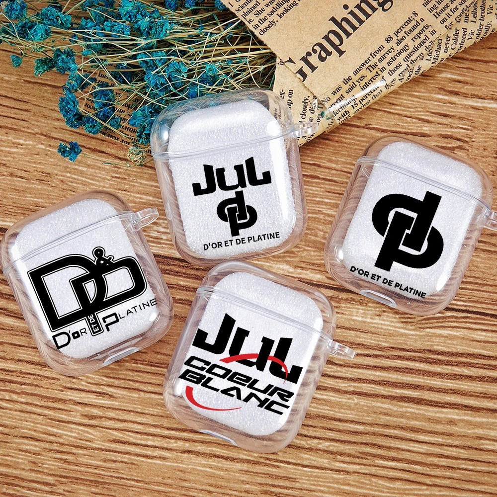 

Rapper JuL C'est Pas Des Lol Earphone Case for Airpods 4th 3rd 2 Pro Covers for Airpod 2 3 1 Protective Accessorie Shell Fundas