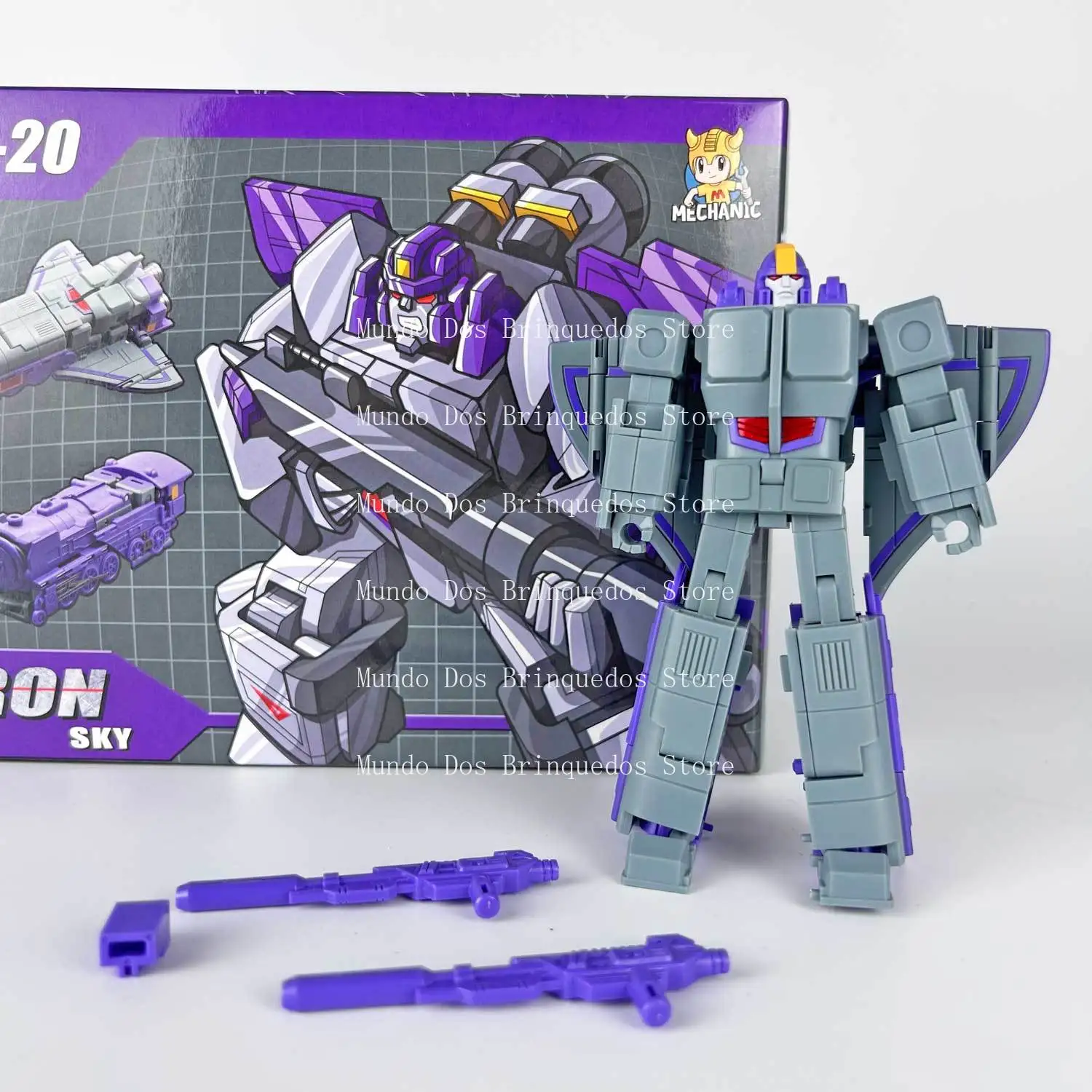 MFT Transformation MS-20 MS20 12 cm Iron Iron Sky Astrotrain Triple Changers G1 Warrior Actionfigur Roboterspielzeug