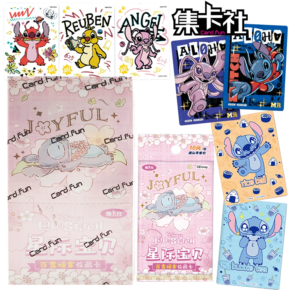 

CARD.FUN оригинальная коллекционная карточка Lilo & Stitch с анимацией, креативная карточка с дизайном рассказы в стиле манга для мальчиков и девочек, подарки Cherish
