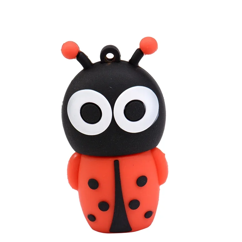 High-speed USB Flash Drive Cute Beetle Memory Stick Pen Drives Personalized Mini Pendrive 64GB 32GB 16GB 4GB Ladybug USB Stick