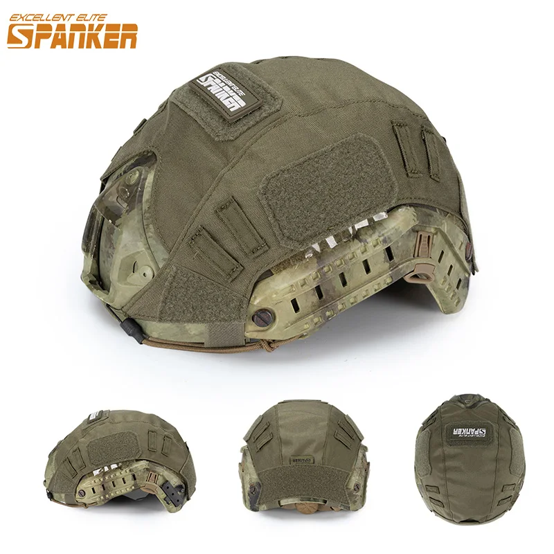 Tactical Helmet Cloth Cover FAST Lightweight Outdoor Hunting Helmets Cloth Wargame Helmets Cover Camouflage Paintball Equipment