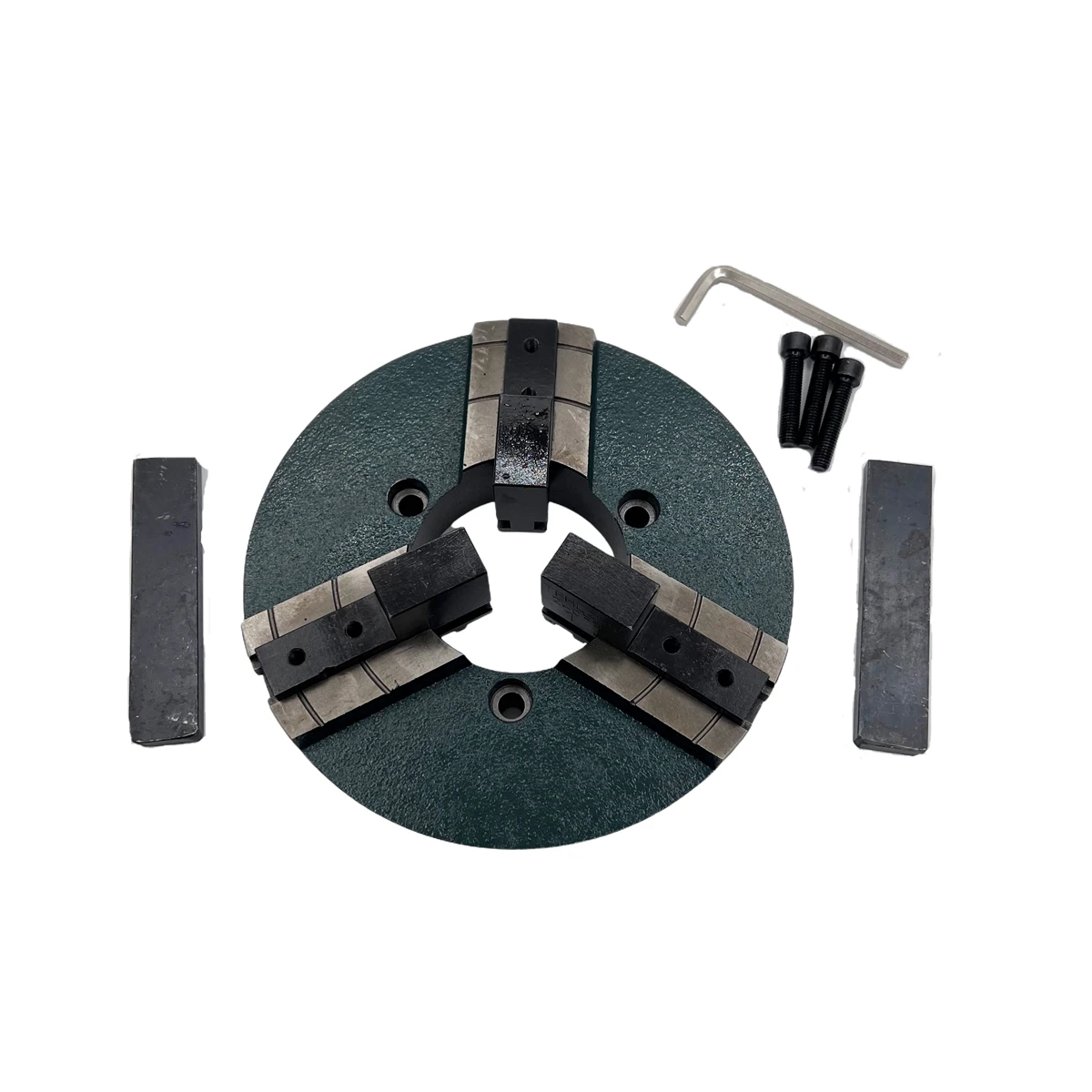 WP200 200mm Removable Handle Manual Welding Positioner 3 Jaws Clamping Chuck Center hole 80mm Clamp Range20-210
