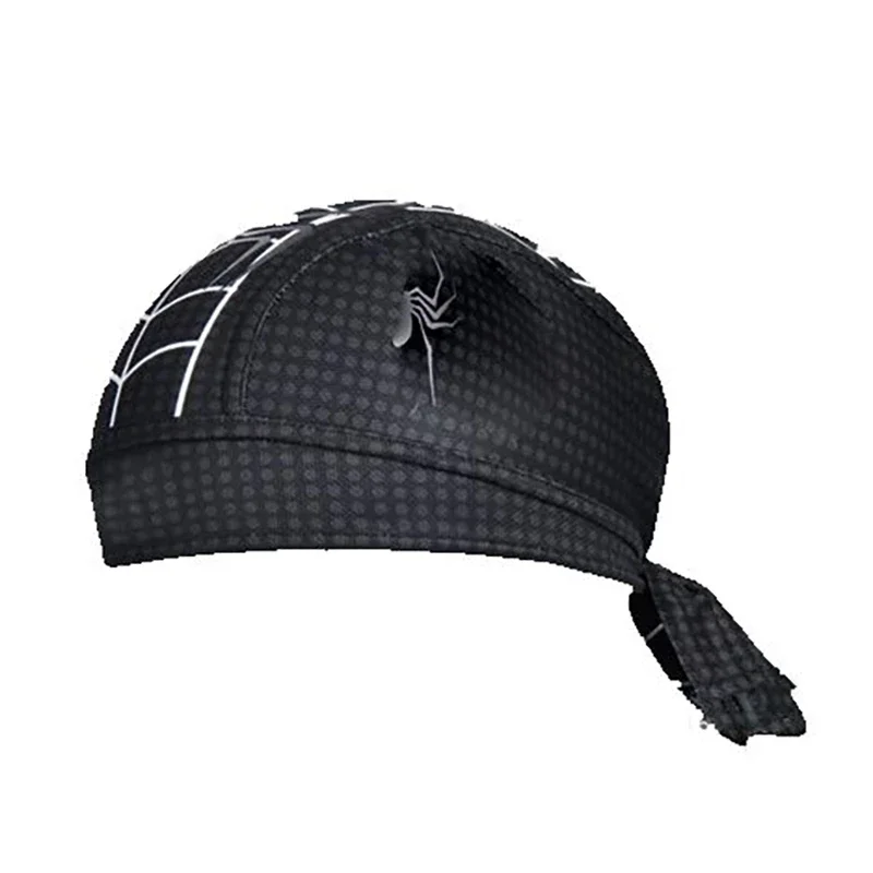 Berretto da pirata da ciclismo Bandana estiva ad asciugatura rapida Bicicletta da bici Cappello sportivo da esterno Fascia per casco traspirante Fodera per uomo e donna