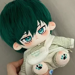 20CM Anime BLUE LOCK Cosplay Rin Itoshi Adorable Changing Dolls Cartoon Plush Doll and Clothes Normal Skeleton Halloween Gifts