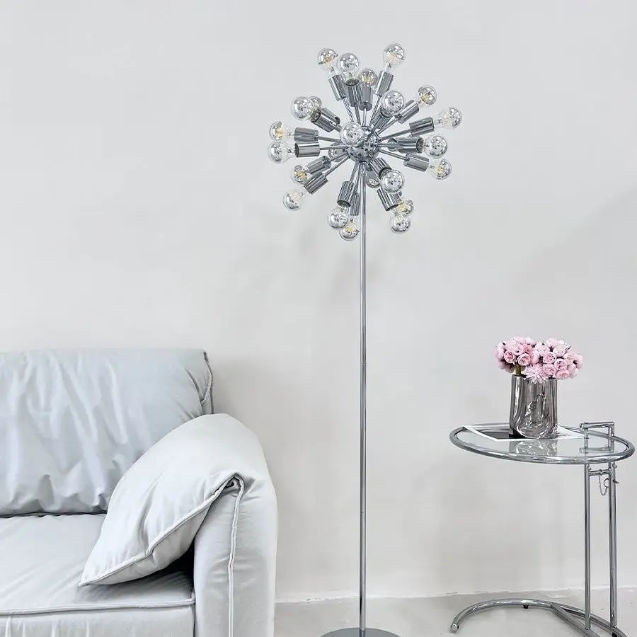 

Designer sofa crystal floor lamp ins wind three-dimensional high value