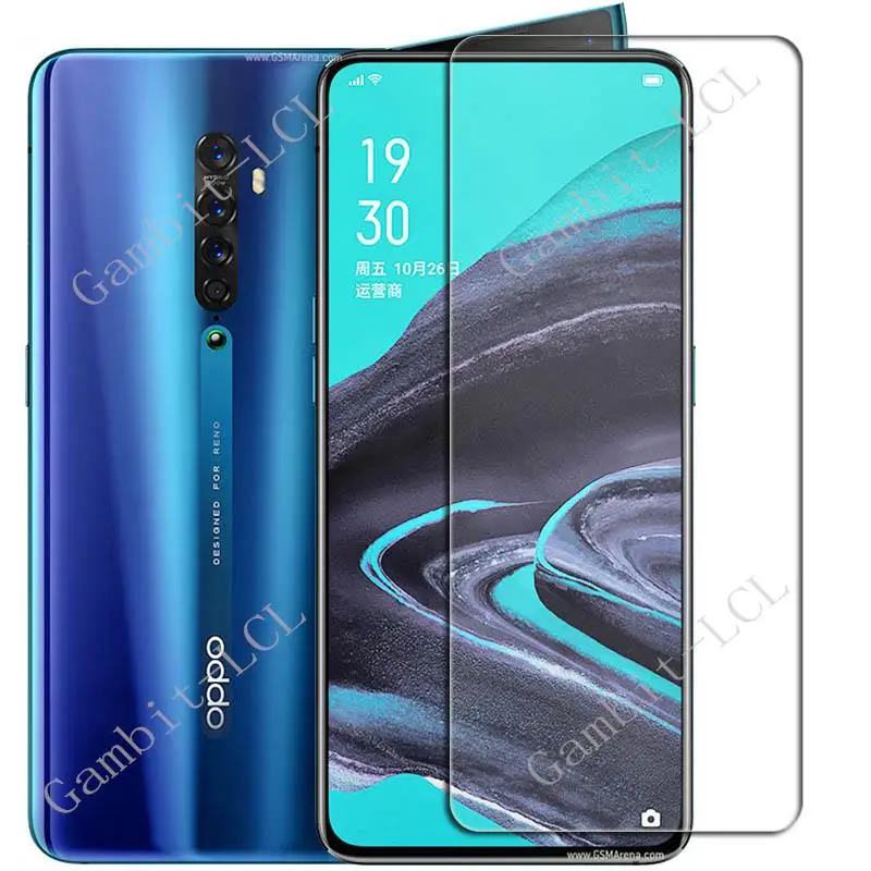 Película protetora de tela para oppo reno 2, vidro temperado 6,5 polegadas, oppo reno2, pckm70, pckt00, pckm00, cph1907, 2pcs