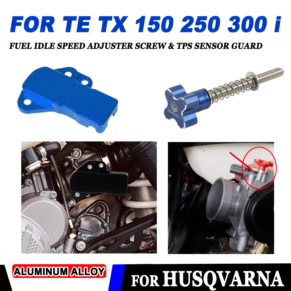 For Husqvarna TE250i TE300i TX300i TE150i TE TX 150 250 300 I Accessories Fuel Idle Speed Adjuster Screw & TPS Sensor Guard