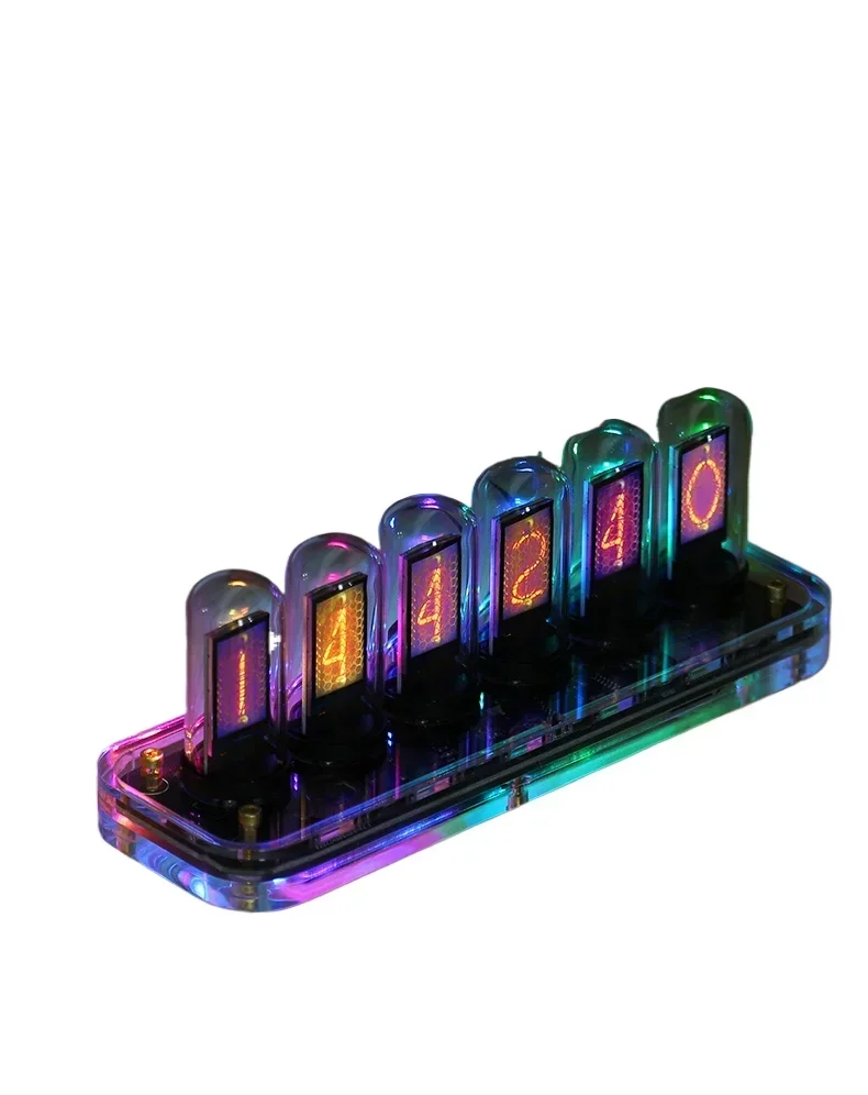 Tube RGB Glow  Clock Desktop Ornament Esports Gift Destiny Stone Gate