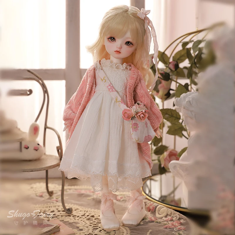 Echte 1/6 Bjd Puppe Süße Junge Mädchen Schäferin Pastoralismus Doubao Frühling Ausflug Spielzeug Hohe Qualität Ball Jointed Puppen Fullset