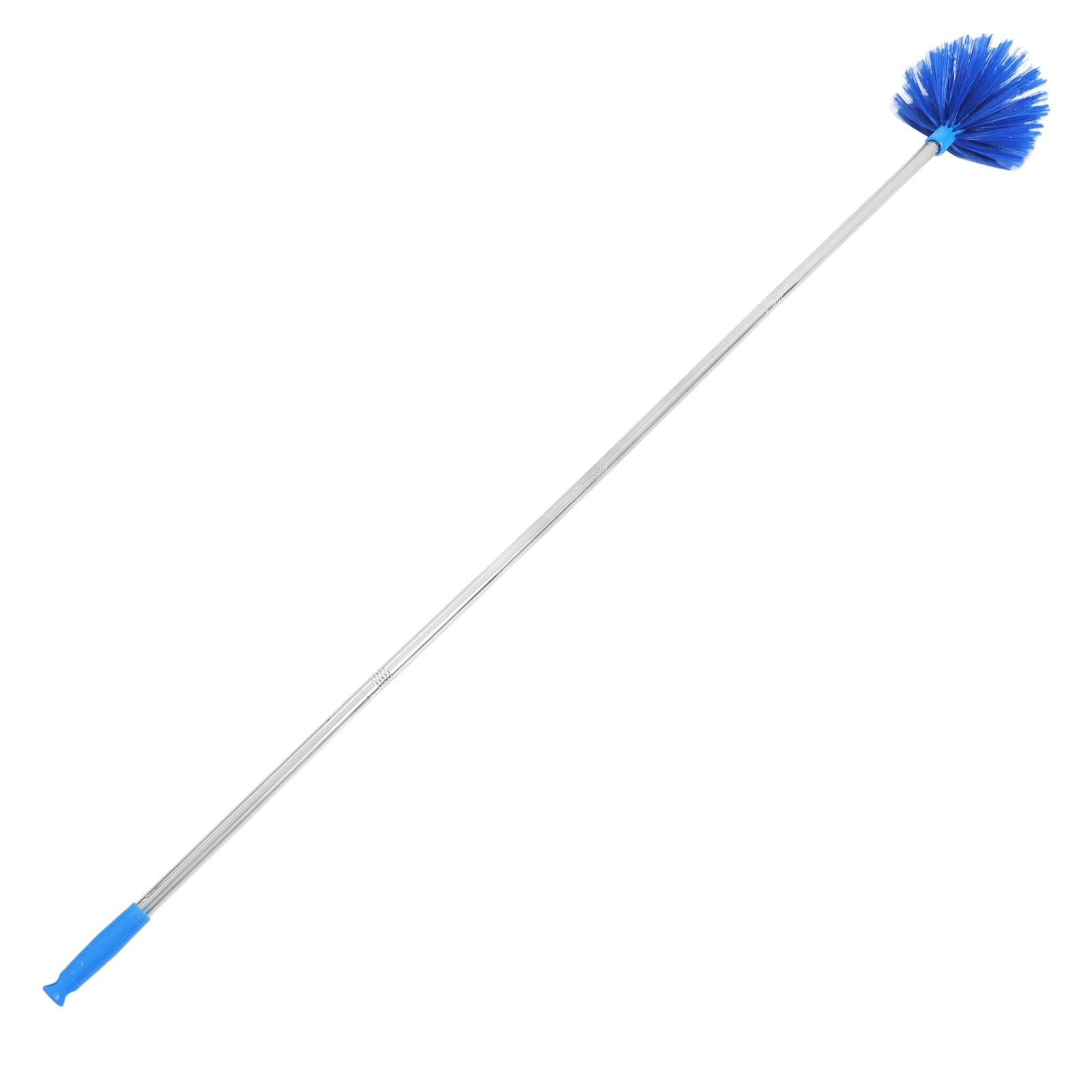 

Cobweb Cleaner Spider Web Brush Extension Pole Duster Ceiling Fan Wall Dust Remover Outdoor Indoor Stainless Steel