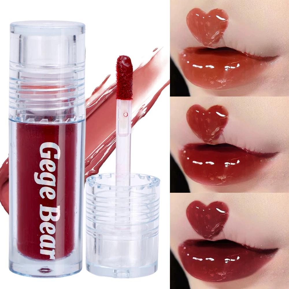 Nutrindo ultra brilho Lip Gloss, Plumping Lip Gloss com pura cor, Cherry Bomb, alto brilho, Wearable Lips Plumper