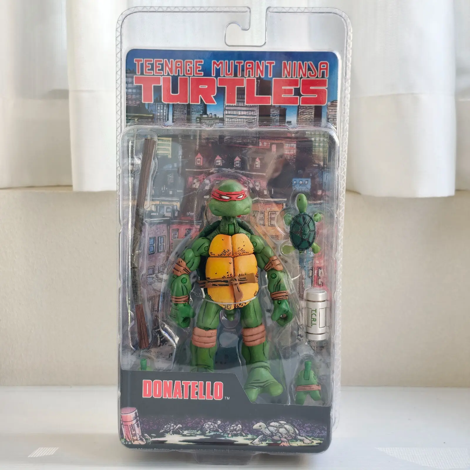 NECA 4th Genera  2008 Anime Figure Teenage Mutant Ninja Street Light Turtles 14CM Model Doll For Gift Birthday Collection - view 6
