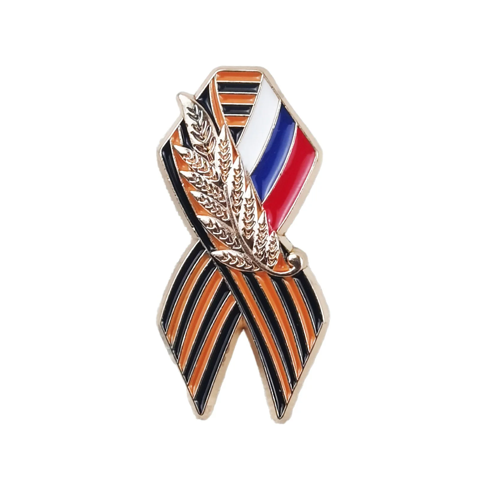 Sowjetunion Siegesmedaille Saint George Band Brosche Damen Herren Patriotisches Geschenk Kleidung Accessoires – Detail 2