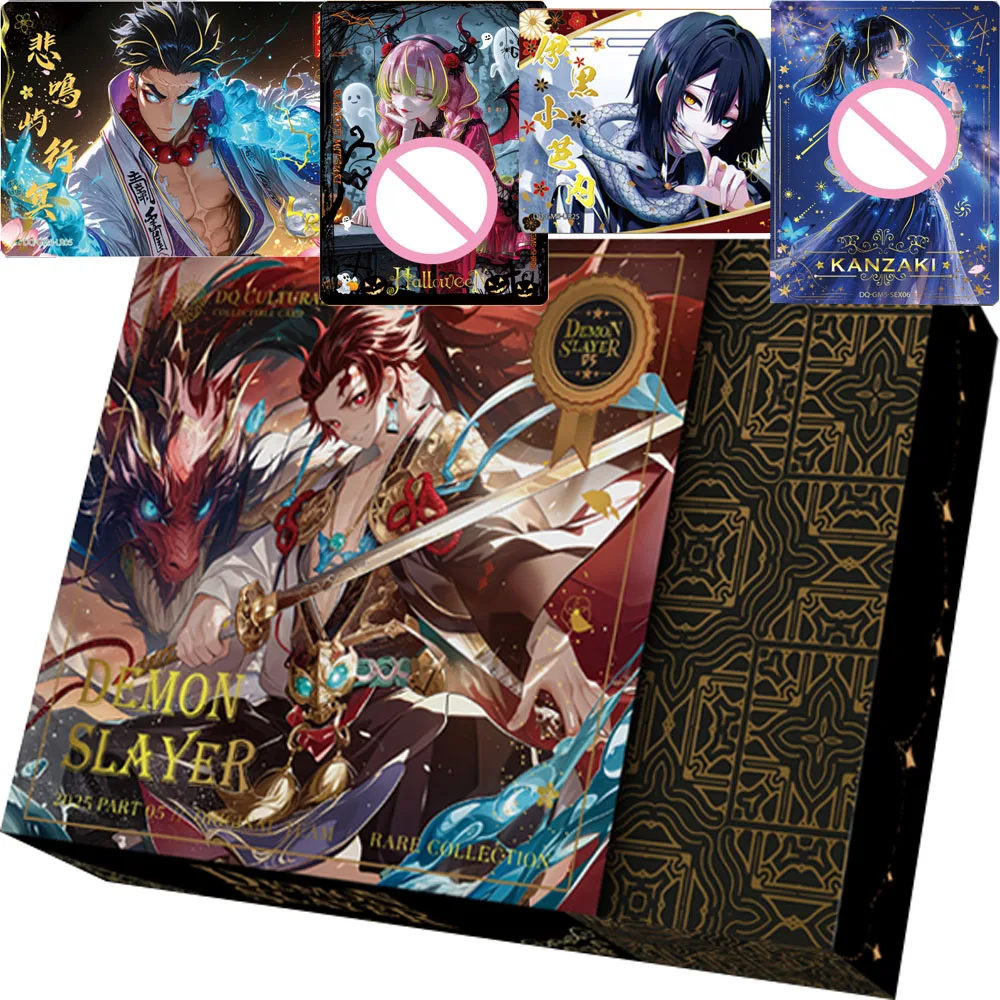 

Creative Demon Slayer Rare Collection Card Japanese Fantasy Adventure Anime Peripheral Character Cards Surprise Birthday Gifts