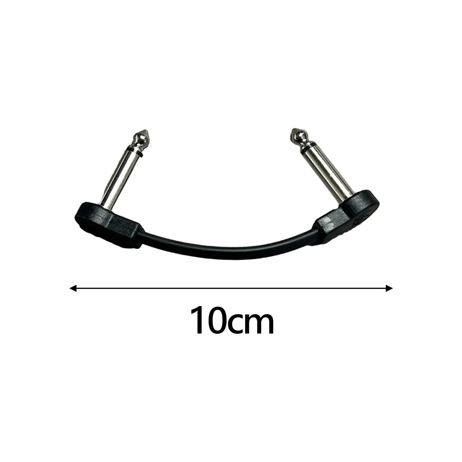 Flexible Guitar Pedal Patch Cable Low Noise Male-to-male Wire for Mixing Console Electric Guitar Pedals