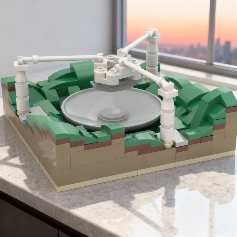 

241pcs MOC Arecibo Telescope Creator Model Building Blocks DIY Gift Creative Collectible Display Decor Premium Adult Kids Desk