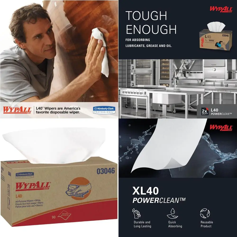 

Disposable Cleaning and Drying Towels, Pack of 40 (03046)