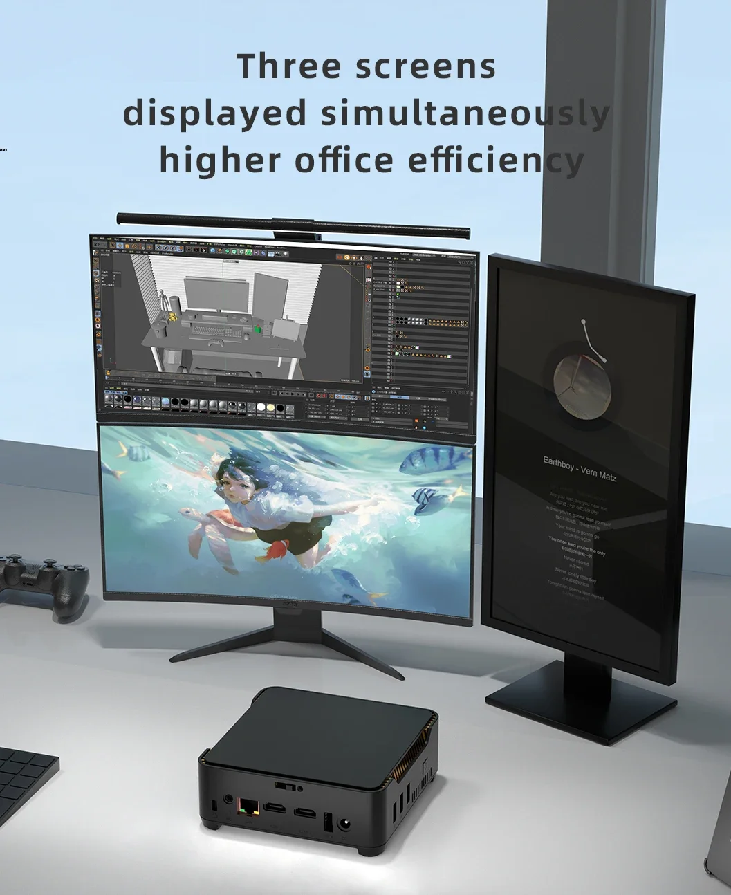 SZBOX GK3V 2025 plus récent CPU N150 MINI PC Windows 11 Pro Mini PC DDR4 M.2 SSD WIFI5 BT 4.2 1000M LAN 4K HD VGA ordinateur de joueur