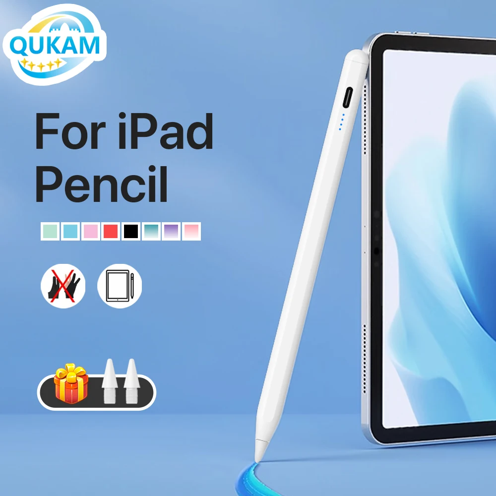 

2025 Tablet Stylus Pen With LED For iPad A16 Air 11 5 4 Pro 11th 13 12.9 M4 M3 M2 Pens 10th 9th Generation Mini 7 6 iPad Pencils