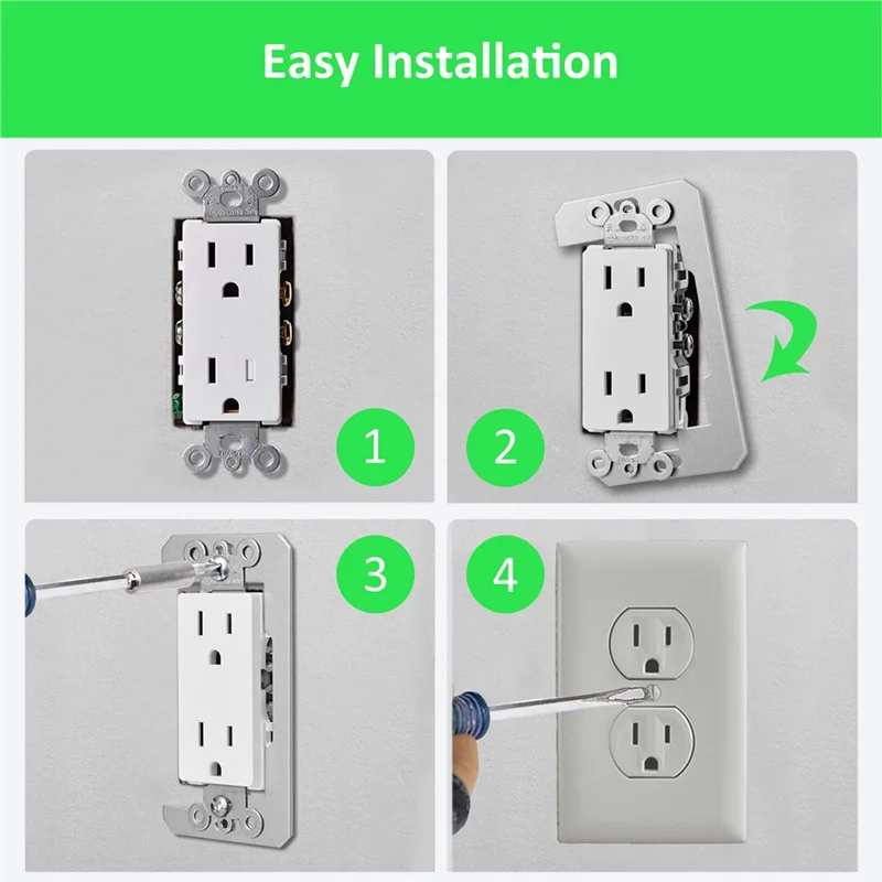 

ABBP-Metal Flush Fit Device Leveling Plate , 20 Pcs Outlet Spacer For Electrical Box , Wall Plate Spacer
