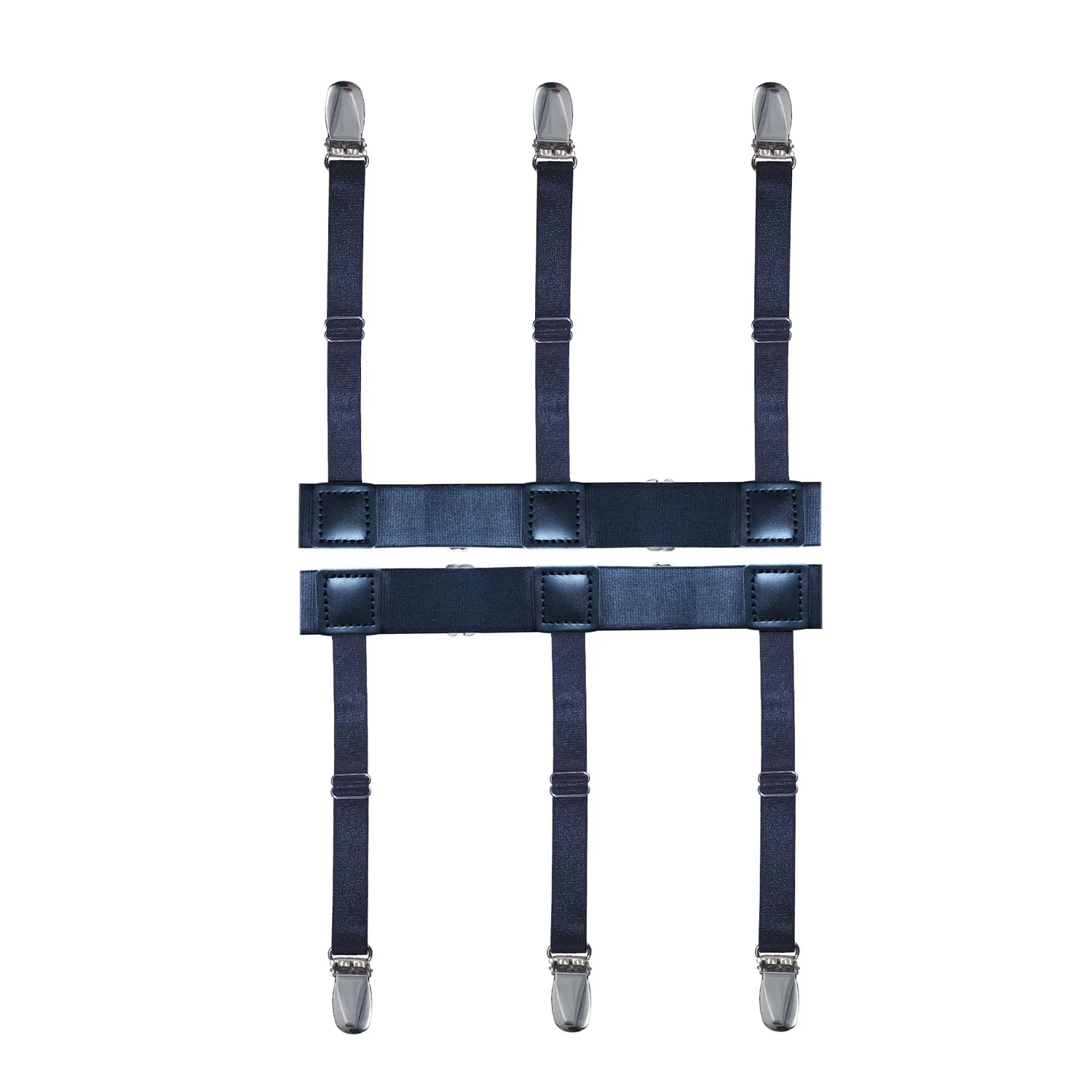 

Men's Shirt Stays Adjustable Elastic Leg Suspenders Anti-skid Shirt Holders Garters Crease-Resistance Non-slip Suspenders Gifts
