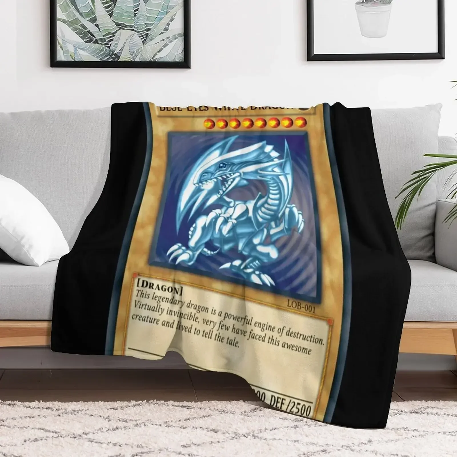 

Blue Eyes White Dragon Throw Blanket warm for winter Sofas Blankets Extra Large Throw Heavy Beautifuls Blankets