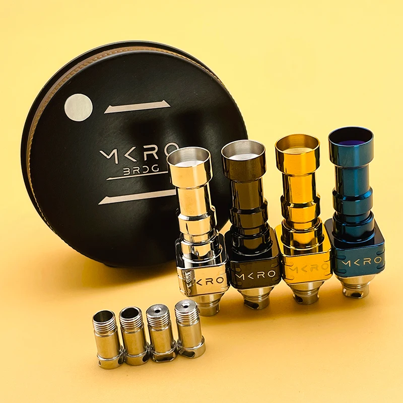 Vape Kontrl Mkro styl RBA mostek 316 SS zbiornik na kęsy/BB/ Boro Mod z 5 sztukami 1.0/1.2 /2.5 / 3.5 / 4.0mm