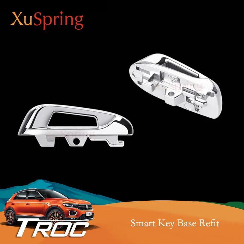 

Car Key Base Refit Garnish Decoration Cover Trim Sticker For VW T-Roc Troc 2018 2019 2020 2021 2022 2023 Car Styling Accessories