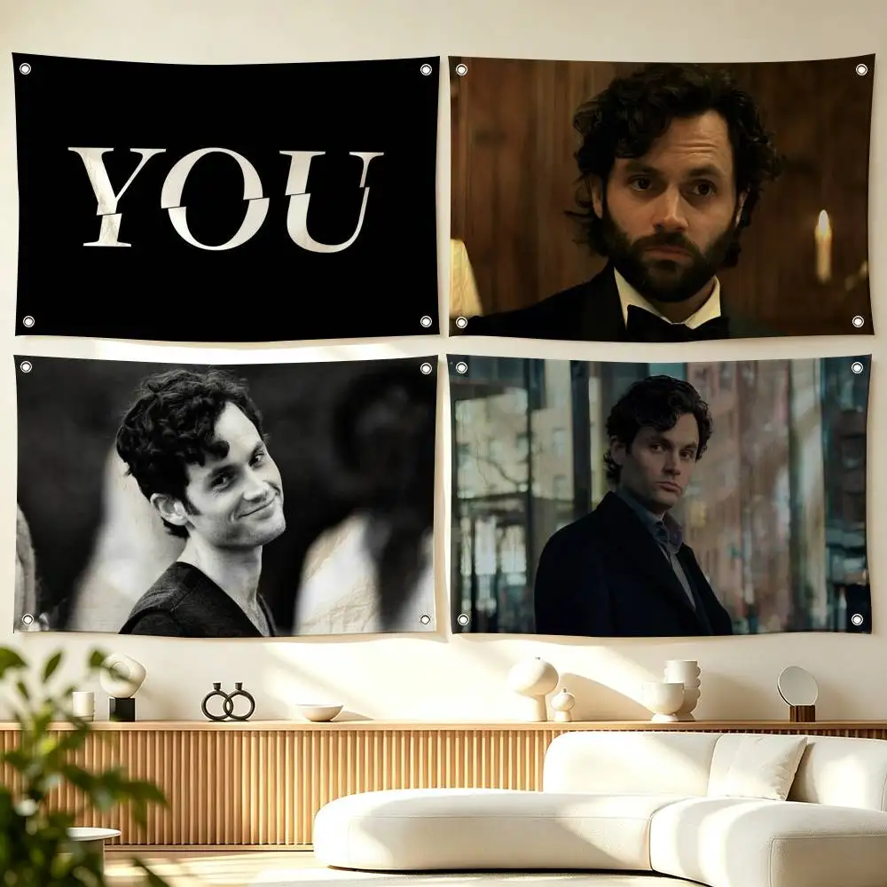 Y-YOU Joe Goldberg T-TV Show  Flag Suitable For Party Club Outdoor Interior Wall Decoration Banner Fans Gift