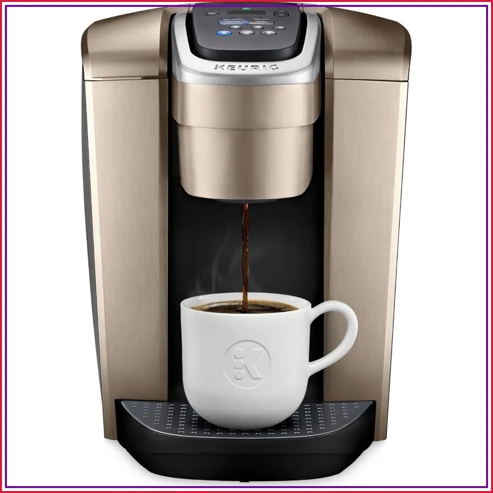 

Single Serve K-Cup Coffee Maker with Strength & Temp Control, Iced Coffee, 8-12oz Brew, Programmable