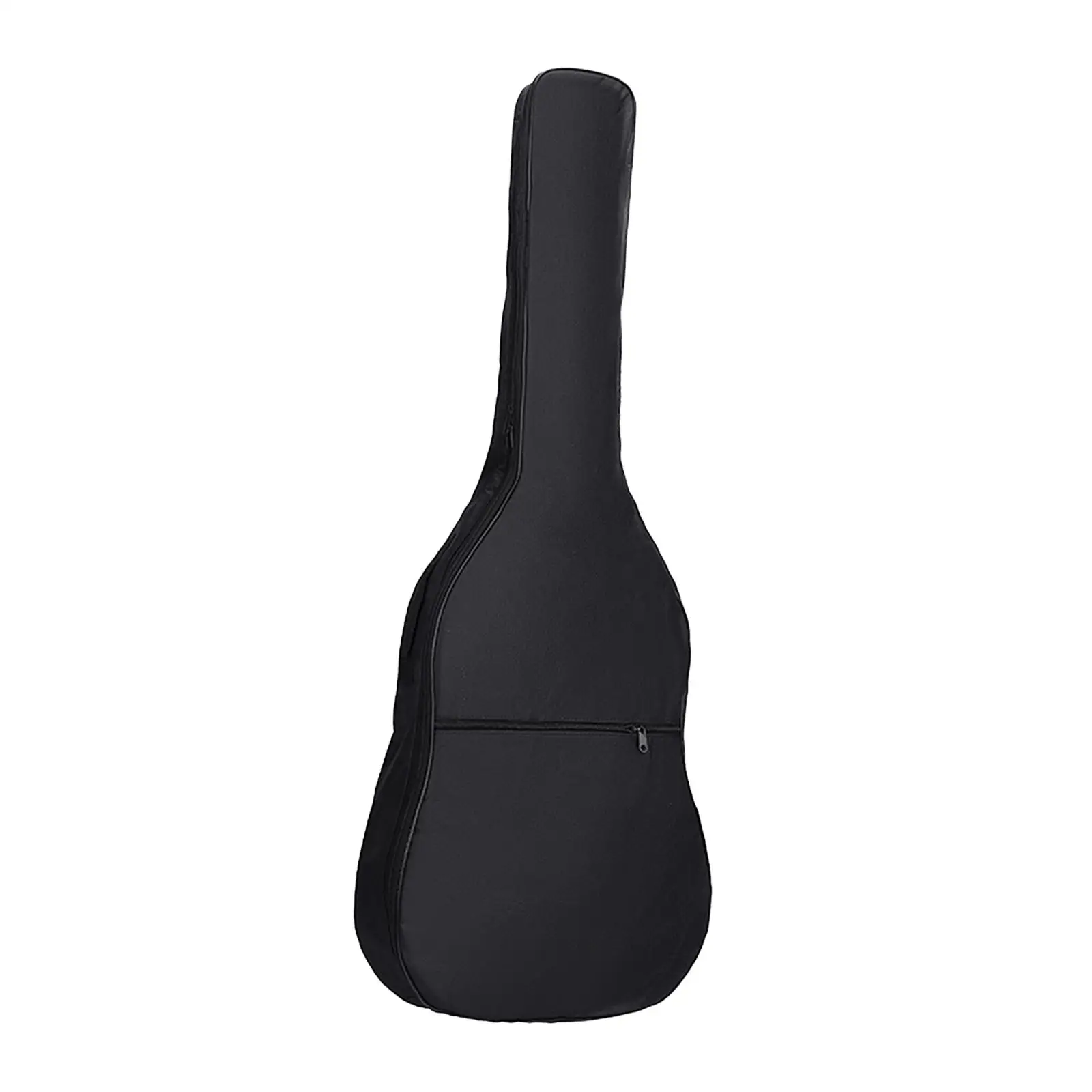Musical Instrument Travel Bag Padded Guitar Backpack Oxford Cloth Anti Scratch Double Shoulder Strap with Front Pocket for