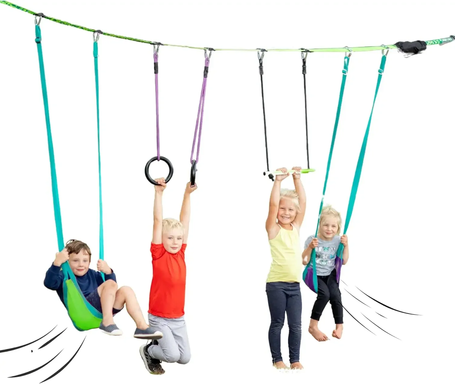 Swing Line - Turn Healthy Trees Into The Perfect Backyard Swingset - slackers Tree Swing Line Kit - Great Tree Swing Addition to