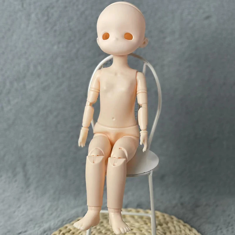 Anime Doll Handmade Makeup Anime Face 30cm Doll 1/6 BJD Doll Different Straight Hair Short Hair Eyes Optional, Dolls for Girls