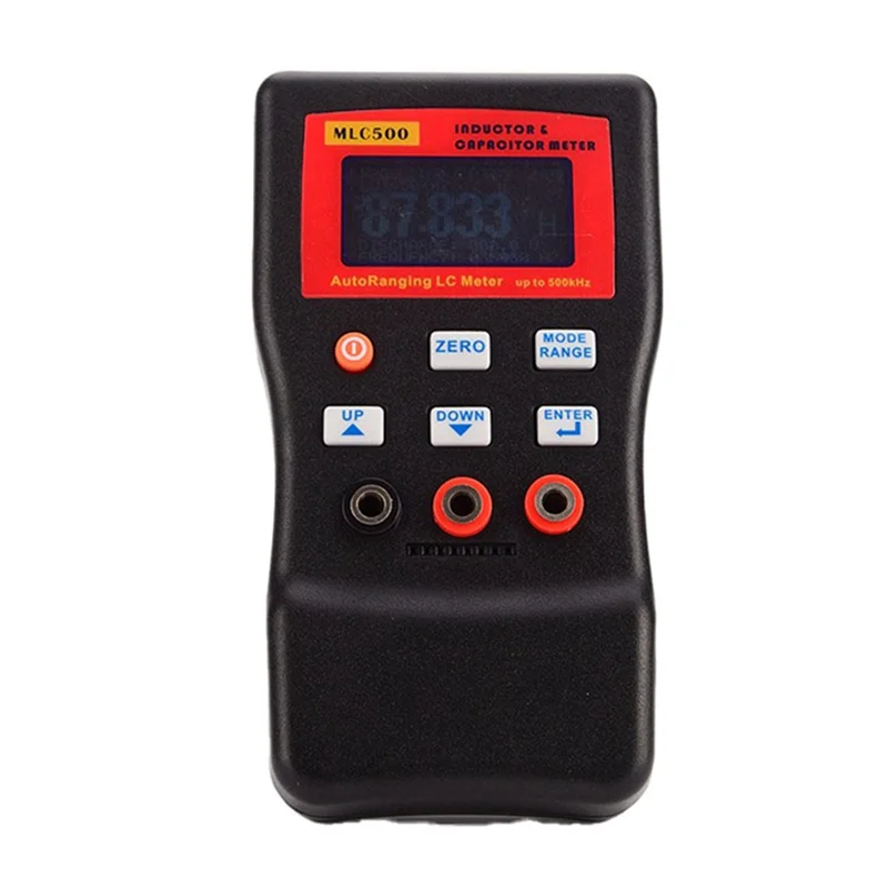 High Precision Digital Capacitance Inductance Meter Auto-Ranging Component Tester 500KH LC RC Oscillation Inductance