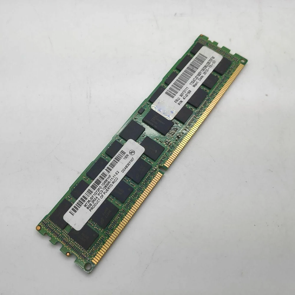 For IBM RAM X3650 M4 90Y3111 90Y3109 47J0169 8GB DDR3 1600 REG Server Memory