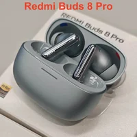 Nuevos Auriculares Xiaomi Redmi Buds 8 Pro Versión Global TWS Bluetooth 5.4 con Llamadas Claras con IA, 3 Micrófonos y Cancelación Activa de Ruido de 55dB
