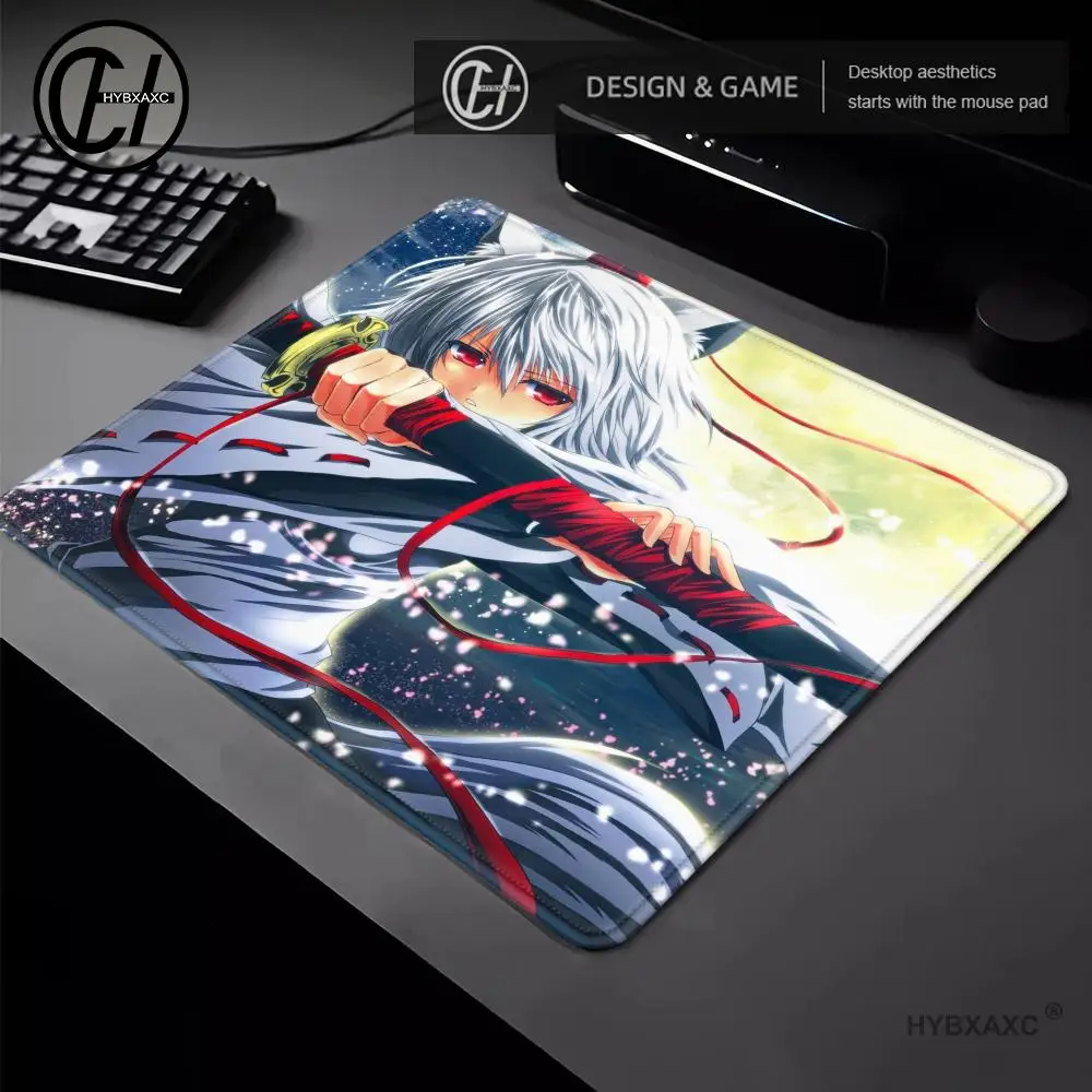Mairuige Animation Rubber Mousepad Cute Kimono Anime Girls Rubber Mouse Pad for Touhou Project Lovers Decoration Pc Tabletop