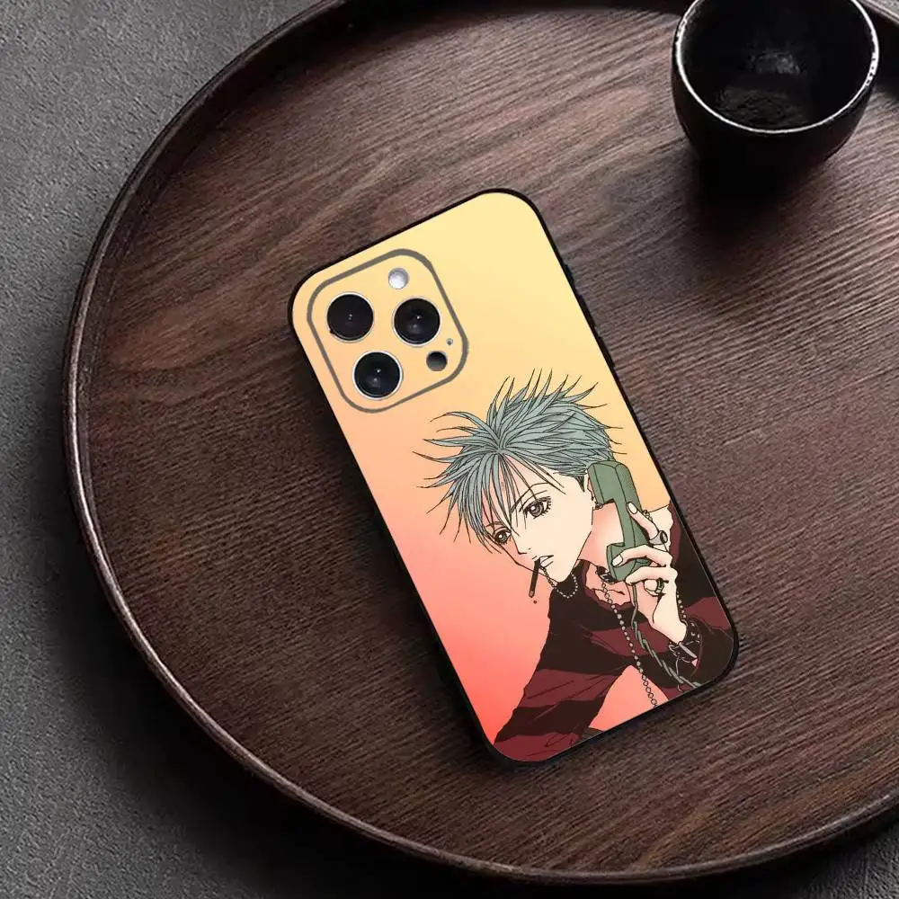 N-Nana O-Okazaki Shin   Phone Case For iPhone 17,16,15,14,13,12,11 Plus,Pro Max,XS,Soft Silicone Black Cover