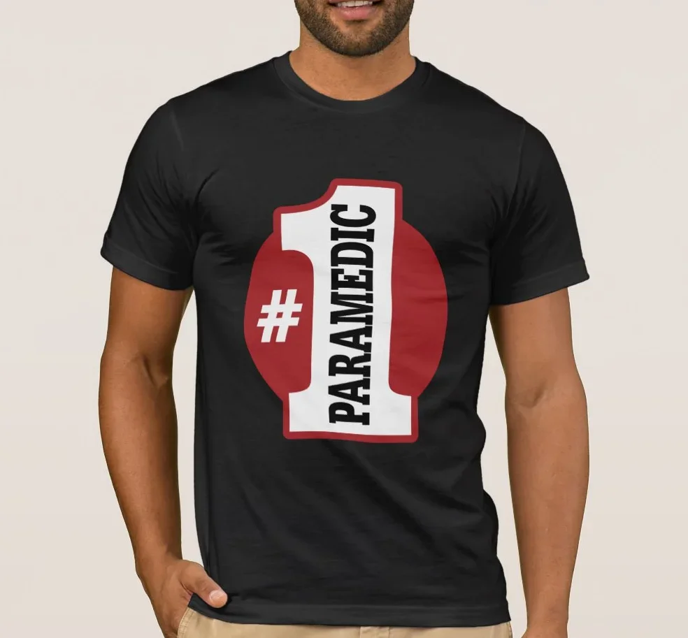EMT First Responder - Medic Paramedic T Shirt. New 100% Cotton Short Sleeve O-Neck Casual Mens T-shirts Loose Top Size S-3XL