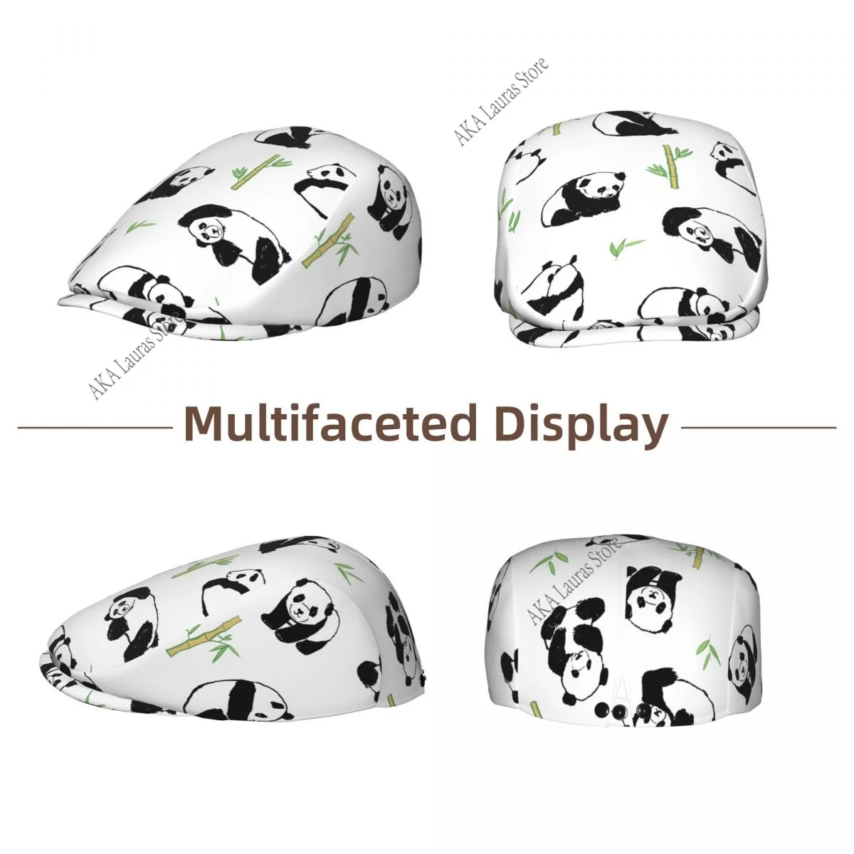 Winter Hat Male Berets Panda HJat for Women