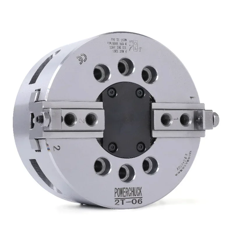 One Piece Jaw Self Centering Through Hole Hydraulic Chuck CNC Precision Machining  Chucks