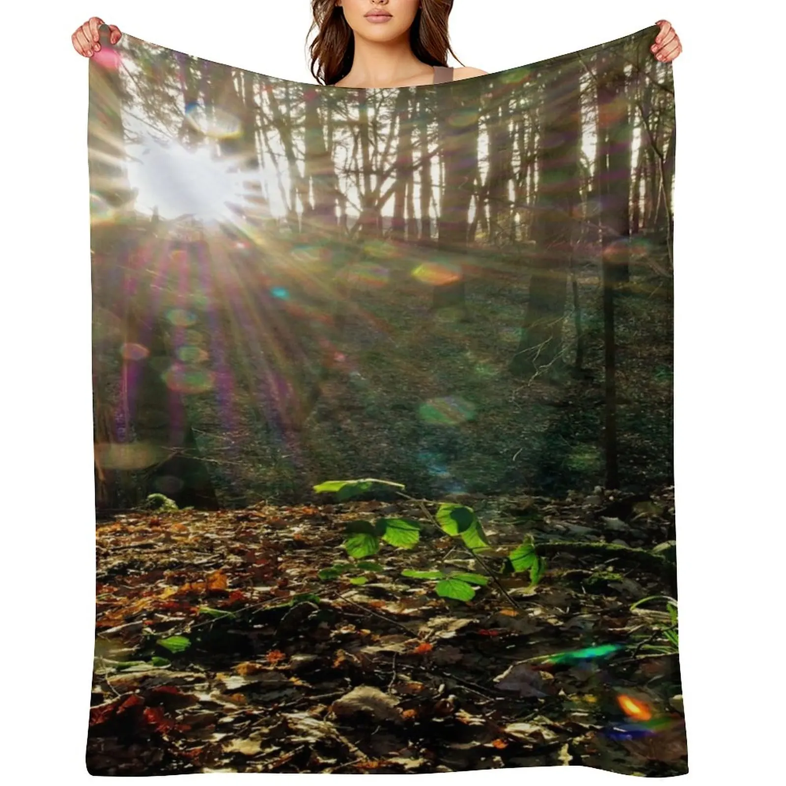 

Just like fairy dust Throw Blanket Flannel Fabric Soft Plaid funny gift Custom Blankets