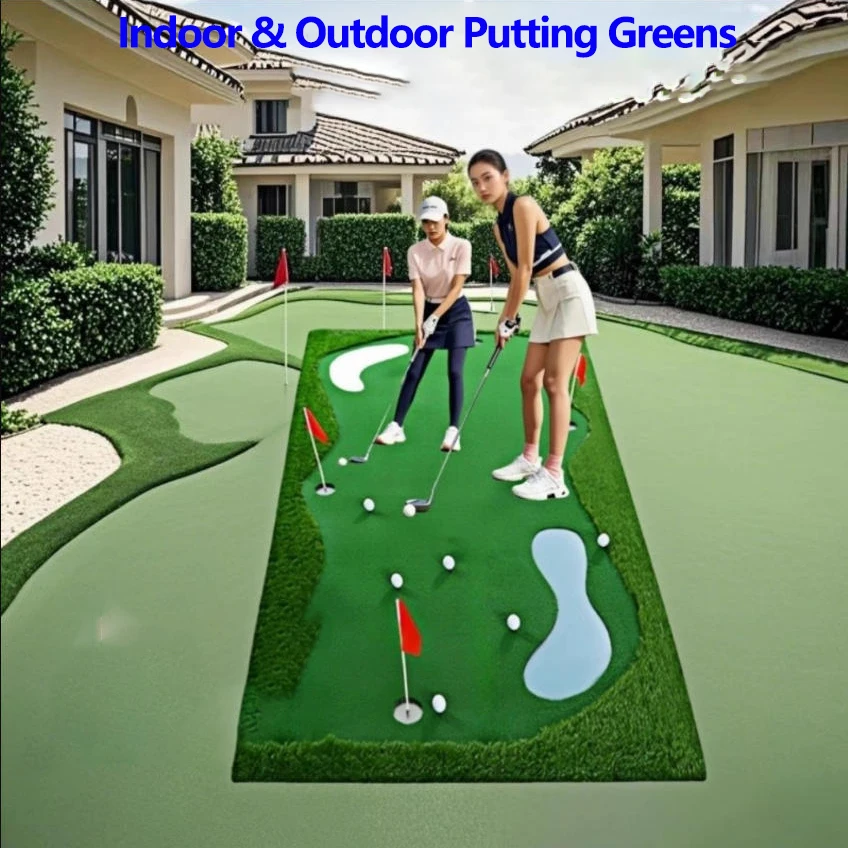 

Новая клюшка для гольфа в помещении, зеленая тренировочная клюшка для домашнего офиса, портативное прочное, точное подъемное тренировочное одеяло, толщина