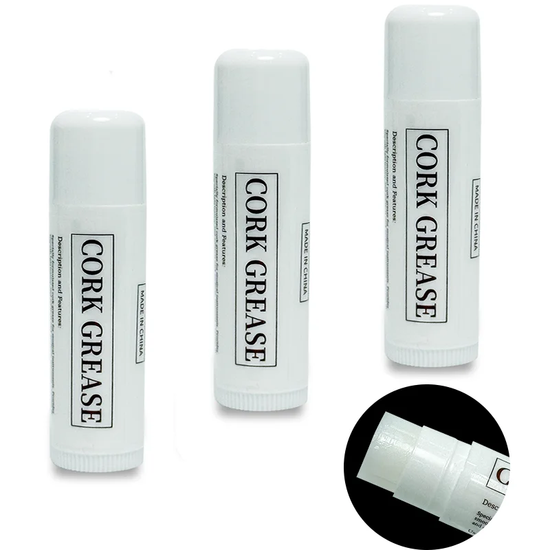 3 pçs graxa de cortiça para clarinete & saxofone natural cortiça lubrificante tubo cuidados instrumentos de sopro acessório para flauta oboes