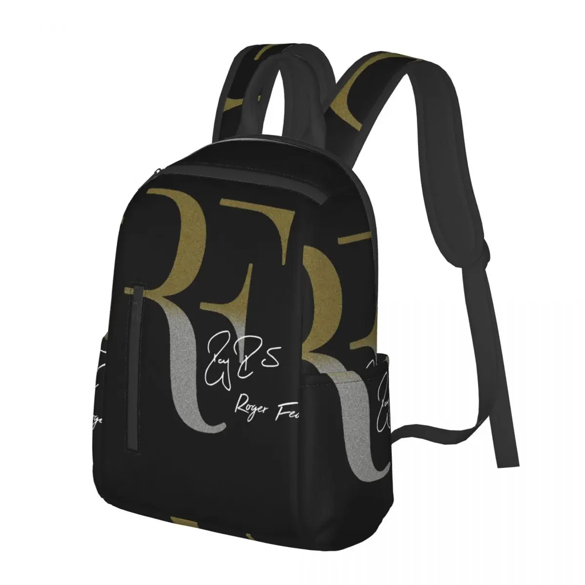 Roger Federer Student Backpack School Bag Hiking Travel Daypack for Men Women Bookbag Shoulder Bags