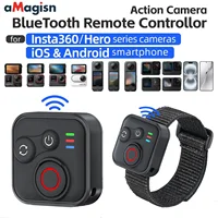 AMagisn cámaras deportivas Bluetooth Control remoto para Insta 360 X5 X4 X3 X2 GO3S Ace Pro 2 GoPro Hero 8 9 10 11 12 13 Accesorios