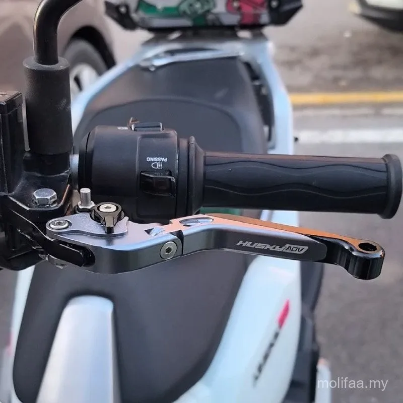 Motorcycle Brake Clutch Lever For SYM Husky ADV 150 CNC Extendable Folding With Parking Function Handlebar Handbrake Accessories