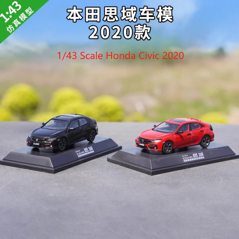 Original Diecast 1/43 Scale Civic 2020 Alloy Simulation Car Model Classics Adult Souvenir Gift Hobby & Toys